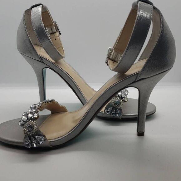 BETSEY JOHNSON Erin Crystal Embellished Sandal - Picture 8 of 10